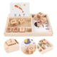 thumbnail image 5 of ABC Building Blocks, Letters Learning Wood Alphabet Blocks 30 Cards Smoothing Surfaces For Home Play ANGGREK No, 5 of 7