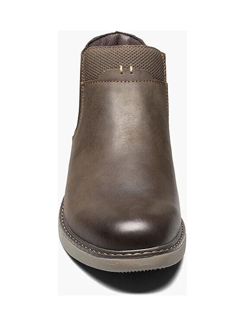 Nunn Bush Bayridge Plain Toe Chelsea Boot Brown CH Leather 