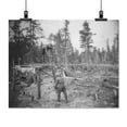thumbnail image 2 of Print: Sawing A Log, 1916, 2 of 4