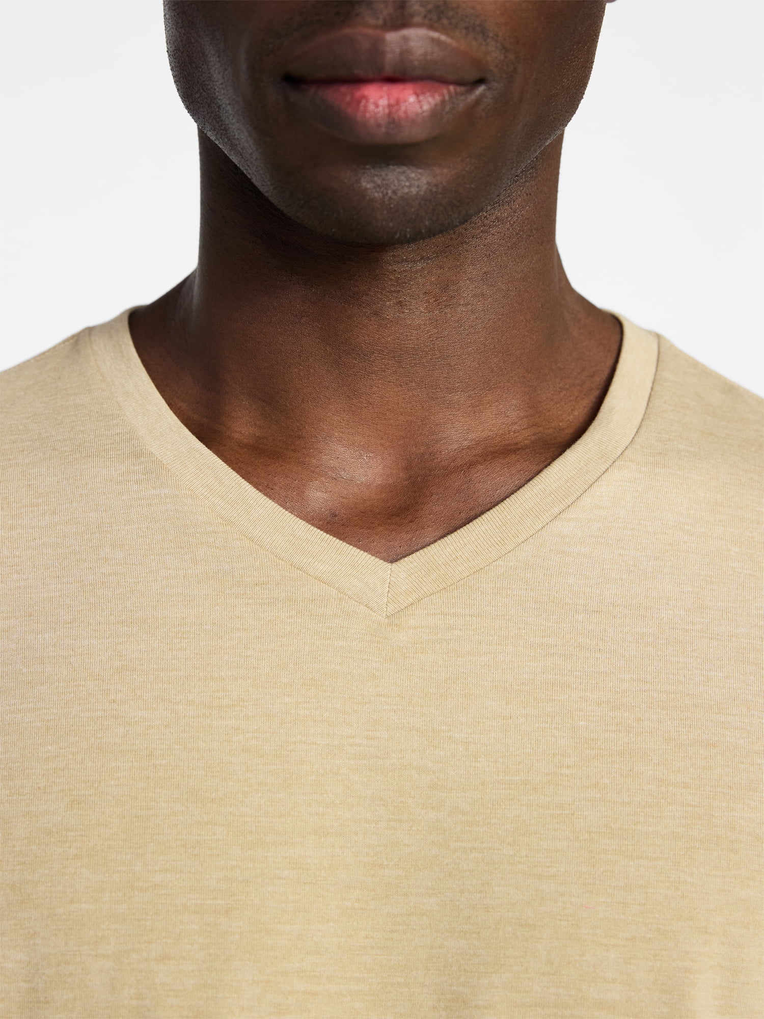 George Men's & Big Men's Relaxed Fit Short Sleeve V-Neck Tee, Sizes S-3XL