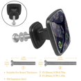 thumbnail image 3 of 4 Pcs Cabinet Handle Drawer Pulls Bohemia Florals Vintage Knobs with Screws Square Furniture Office Cabinet Knob Decoration, 3 of 7