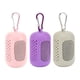 thumbnail image 3 of 3 toallas deportivas refrescantes de secado rápido, compactas y ligeras, con estuche, para Gris Rosa Violeta, 3 of 9