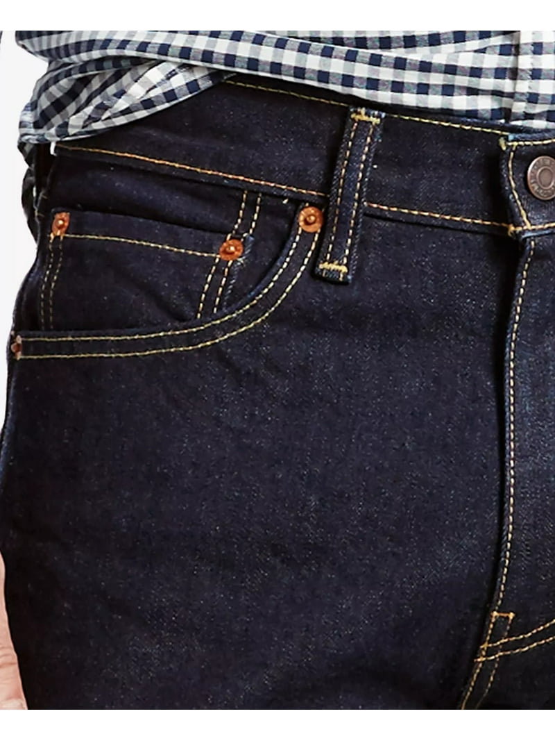 Men's Levi's® 505™ Regular Fit Stretch Jeans Color: Rinsed Size