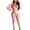 Pink, variant on Lindreshi 2 Piece Sweat Suits for Women Fashion Women V-Neck Casual Solid Color Long Sleeve Sweatshirt+ Pant Set