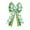 A/A, variant on KCEHTA St Patricks Day Bow, St Patricks Day Tree Topper Green Shamrock Burlap Bow for Wreath