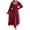 Red, variant on Long Sleeve Long Dress for Women Square Neck Solid Color Commuting Horn Long Sleeve Large Hem Ruffle Dress Boho Long Puff Sleeve A Line Maxi Dress