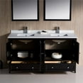 thumbnail image 6 of Fresca Oxford 60" Espresso Traditional Double Sink Bathroom Vanity, 6 of 12