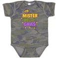 thumbnail image 3 of Inktastic Mister Mardi Gras with Crown and Dots Boys Baby Bodysuit, 3 of 5