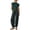 Brown, variant on Women's 2 Piece Casual Outfit Long Sleeve Top and Pants Set