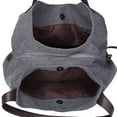 thumbnail image 3 of 4 Pcs Femmes Filles Sac Cabas Moderne en Toile Sac à Bandoulière Sac à Main Sac Hobo à Poignée Supérieure Sac Seau, 3 of 5