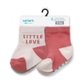 thumbnail image 6 of Carter's Child of Mine Baby Girl Crew Socks, 6 Pack, Newborn, 6 of 6