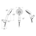 thumbnail image 2 of Pfister LG16CB0K HNDSHW 16 AV 5F W/HOSE- ARM 1.8GPM BN Handheld Showers, 2 of 2