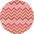 thumbnail image 1 of Ahgly Company Indoor Round Patterned Pastel Pink Area Rugs, 8' Round, 1 of 6