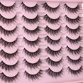 thumbnail image 4 of Wispy Lashes 14mm Cat Eye False Eyelashes Natural Look Faux Mink Lashes Short Natural Lashes, 4 of 6