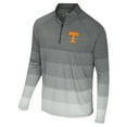 thumbnail image 2 of Men's Colosseum  Gray Tennessee Volunteers AI Striped Mesh Quarter-Zip Raglan Windshirt, 2 of 3
