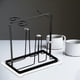 thumbnail image 4 of soporte para taza de cocina Soporte de taza de hierro con , escurridor de encimera , soporte de de cocina, organizador de almacenamiento, tendedero para copas, , marrón marrón Magideal soporte para taza de cocina, 4 of 7