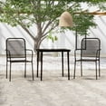 thumbnail image 1 of vidaXL 3 Piece Garden Dining Set Black, 1 of 4