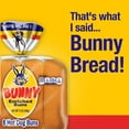 Bunny Bread Hot Dog Buns, Enriched Sliced White Bread Hot Dog Buns, 8