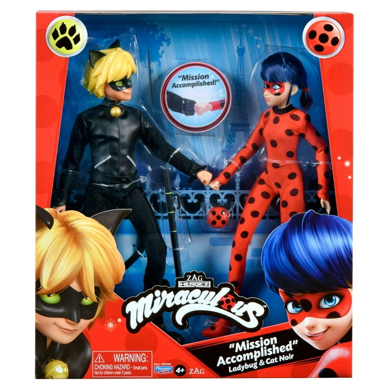 Miraculous Ladybug Heroez 4-Pack Dolls w/Exclusive Ladybug Doll by  Playmates Toys