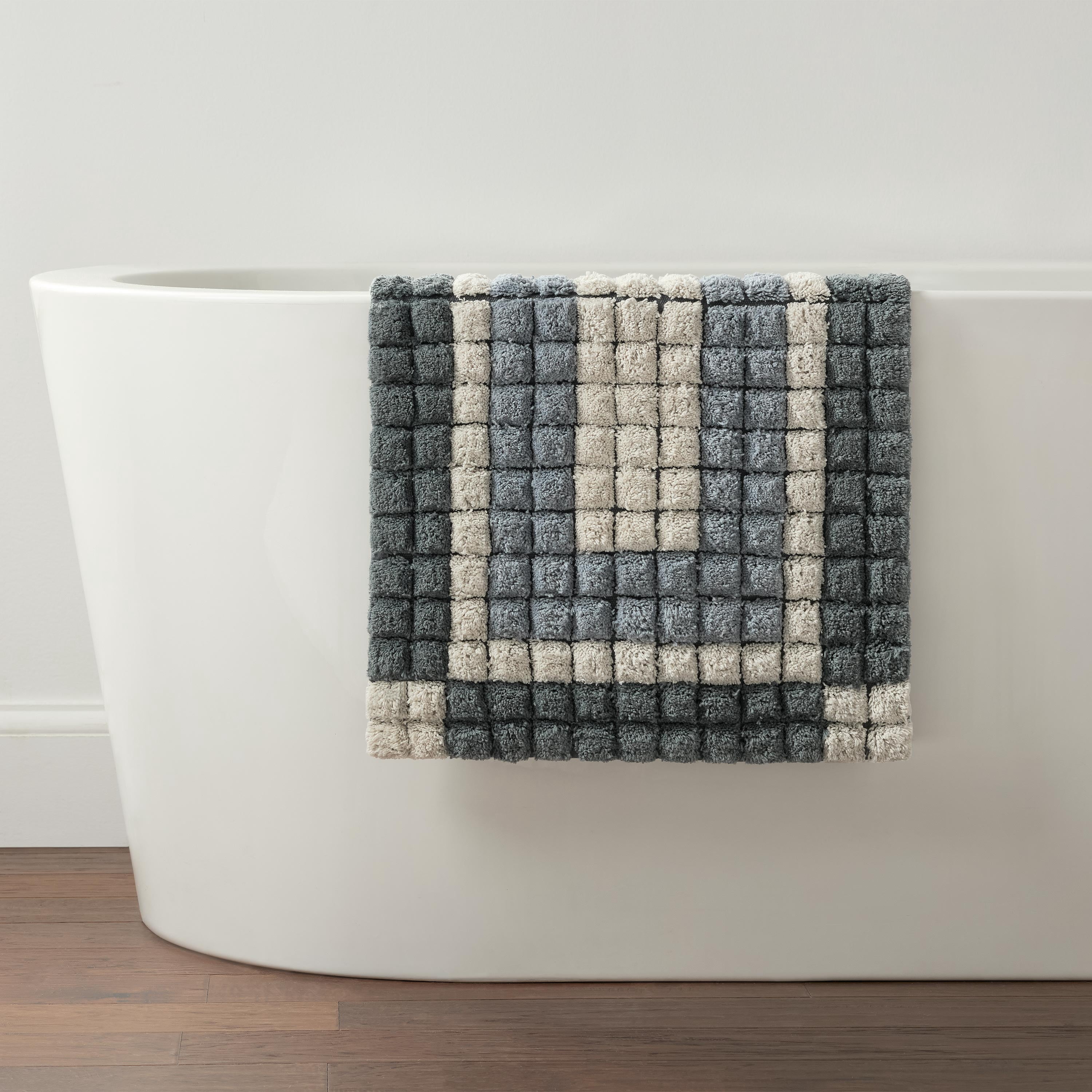 Martex Arcadia Terra Bath Rug, Slate