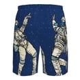 thumbnail image 6 of Naloa Disco party Astronaut Dancing Men's Beach Shorts, Surfing shorts, Swim trunks, Quick Dry Swim Trunks for Surfing Beach Fun - 3X-Large, 6 of 9