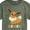 thumbnail image 3 of Pokémon - Eevee - Men's Short Sleeve Graphic T-Shirt, 3 of 5