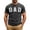 Grey*, variant on RUTAYY Men's T-Shirts Fathers Day Letter Printed Short Sleeve Crew Neck Breathable Tee Shirts Casual Soft Tops Comfortable Daily Wear Beach Vacation Tees