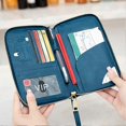 thumbnail image 3 of Multi-Functional RFIDs Passport Wallet Zip-Up Protective Case for Travel Documents Finances International Travel Essential, 3 of 5
