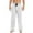 White, variant on Mens Solid Color Pajama Pants, Lightweight Lounge Pj Bottoms for Men Soft Sleep Pants with Pockets & Drawstring