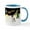 White/Blue Inside, variant on CafePress - Night Flight/Eng Springer Mug - 11 oz Ceramic Mug - Novelty Coffee Tea Cup