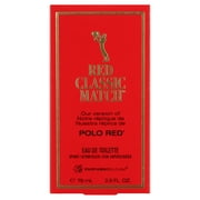 ParfumsBelcam Red Classic Match Eau de Toilette, Cologne for Men, 2.5 fluid ounce