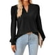 thumbnail image 1 of Camiseta de gran tamaño para mujer, manga farol, ajuste holgado, estilo elegante, traje diario FLhrweasw Nuevo, 1 of 7