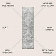 thumbnail image 2 of JONATHAN Y MODERN PERSIAN 2 x 8 Runner Rug, Vintage Medallion - Light Gray, MDP100A-28, 2 of 8