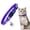 Purple, variant on Adjustable Breakaway Cat Collar with Bell Safe Kitten Collar with Moon Star Pendant Glow in the Dark Pet Collar Reflective Safety Collar & Quick Release Buckle for Small Cats and Pets
