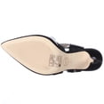 thumbnail image 6 of Womens MICHAEL Michael Kors Meadow Strappy Pointed-Toe Pump Heels - Black, 6 of 6