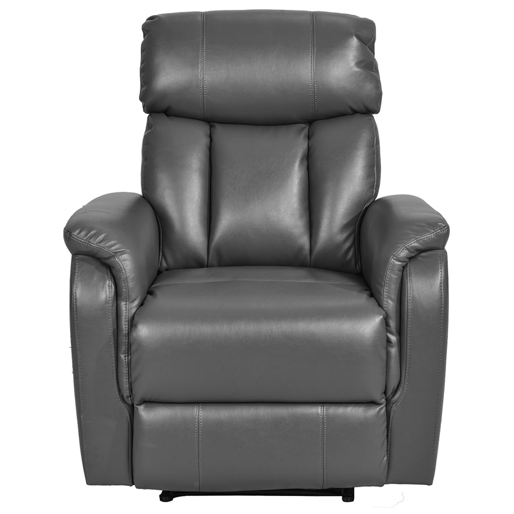Kepooman PU Leather Power Motion Recliner with USB Charge Port for Living Room, Taupe Kepooman PU Leather Power Motion Recliner with USB Charge Port for Living Room, Taupe