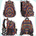 thumbnail image 6 of Herdesigns Boho Mandala Flowers Bohemian Laptop Backpack for Women Men, 18.3 Inch Large Computer Backpacks Fashion Teacher Nurse Bag Casual Daypack for Work Travel, 6 of 8