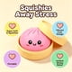 thumbnail image 4 of Tansix 2 piezas de squishies de dumpling con glitter, juguete antiestrés, 4 of 9
