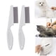 thumbnail image 1 of Fiudx Peine para Cuidado de Mascotas, Cepillo de Acero Inoxidable para Perros y Gatos, Peine Ergonómico para Enredos, Elimina Pelos Sueltos y Nudos, Apto para Todas Las Razas, Diseño Fácil de Limpiar, 1 of 7
