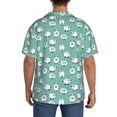 thumbnail image 3 of Gukieu Cute Sheeps Print Men's Short-sleeved Shirts, Button-down Pocket Shirts, T-shirts, Beach Vacation Travel Summer Clothing-X-Large, 3 of 5