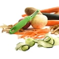 thumbnail image 4 of Norpro Grip-EZ Stainless Steel Blade Swivel Fruit & Veggie Peeler - Green, 4 of 6