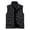 Black, variant on Men's Lightweight Vest Sleeveless Outdoor Work Jacket for Travel Hiking Running Multi-Pocket Utility Vest Purple Size: S