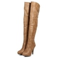 thumbnail image 5 of DbDk DC98 Women Over The Knee Leatherette Almond Toe Stiletto Riding Boot, 5 of 5