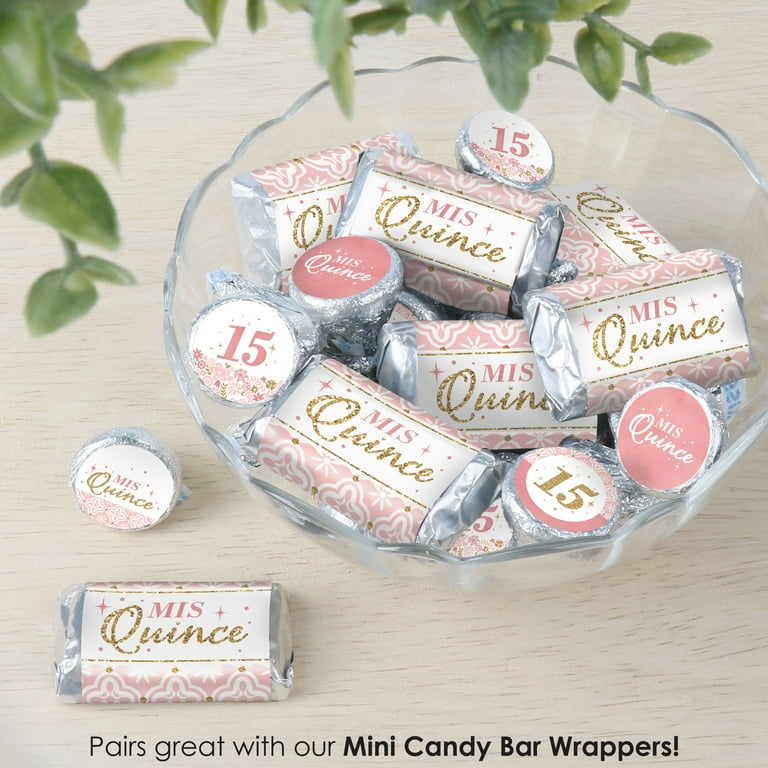 Mis Quince Anos Quinceanera Sweet 15 Birthday Party Circle Sticker
