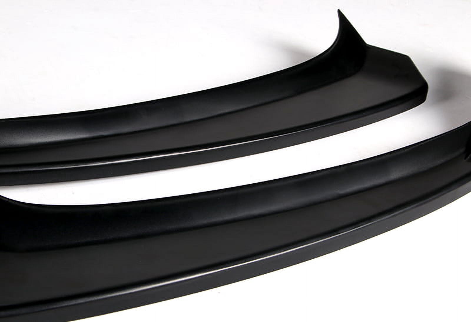 Stay Tuned Performance For 15-18 Mercedes W205 C180 C250 C300 Unpainted Black Front Bumper Body Lip 3PC