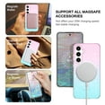 thumbnail image 6 of VENINGO Samsung S24 FE 5G Case 6.7", Supported Magnetic Glitter Sparkle Phone Case,Slim Tpu Transparent Shockproof Protective Case for Samsung S24 FE 5G,Pink-Blue, 6 of 7