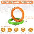 thumbnail image 2 of Pulsera mordedora sensorial para niños pequeños, anillo de silicona, juguete para masticar para autismo sin BPA, verde, 2 of 5