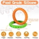 thumbnail image 2 of Pulsera mordedora sensorial para niños pequeños, anillo de silicona, juguete para masticar para autismo sin BPA, verde, 2 of 5