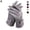 Gray, variant on 2 Pairs Winter PU Leather Gloves for Women Waterproof Fleece Lined Warm Cold Weather Gloves (Black)