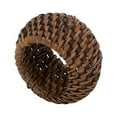 thumbnail image 1 of Saro NR509.BR 2.4 in. Woven Rattan Napkin Rings, Brown - Set of 4, 1 of 1